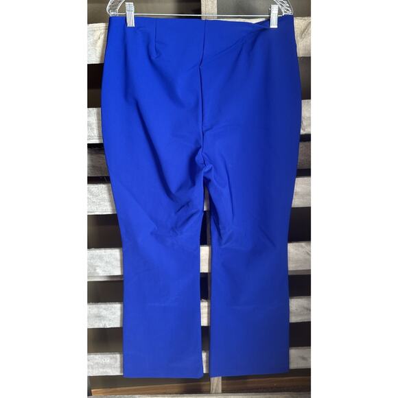 INC International Concepts Royal Blue Pull On Casual Dress Pants Bootcut Size 14 - Picture 3 of 5